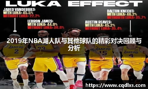 2019年NBA湖人队与其他球队的精彩对决回顾与分析